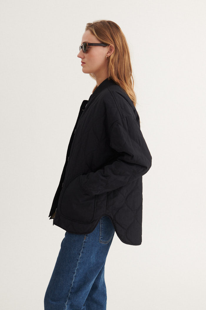 Basic Apparel Ruby Loose Jacket Jackets 001 Black